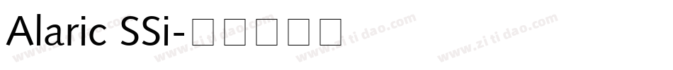 Alaric SSi字体转换